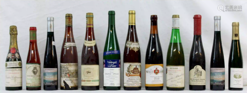 12 bottles of white wine. Germany.