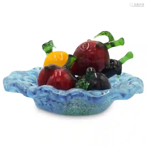 Murano Glass Fruit Bowl