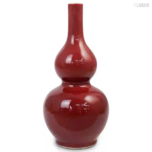 Chinese Oxblood Porcelain Vase