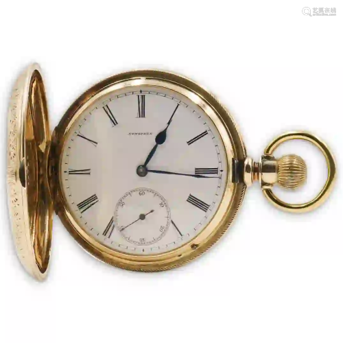 18k Gold Longines Pocket Watch