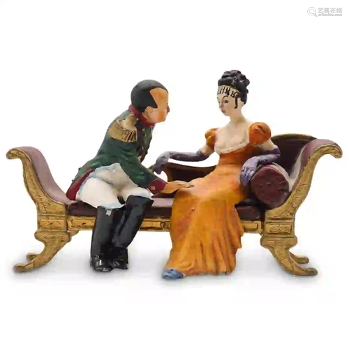 Napoleon & Josephine Lead Figurine