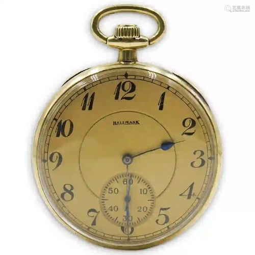 14k Gold Hallmark Pocket Watch