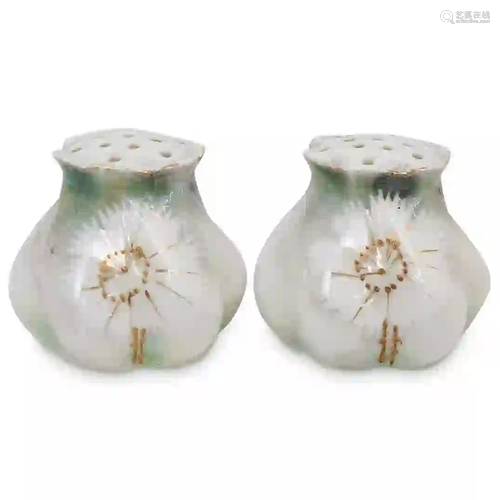 German Porcelain Salt and Pepper Shakers