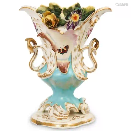 Floral Painted Porcelain Vase