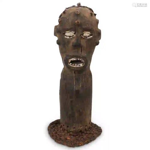 Antique African Ekoi Head Crest