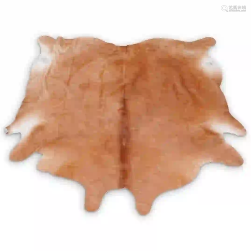 Natural Brown Cowhide Rug