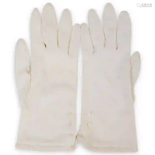 Silk and Mother of Pearl Gloves