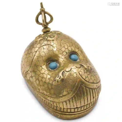 Brass Monkey Trinket Box