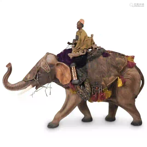 Vintage Decorative Elephant Sculpture