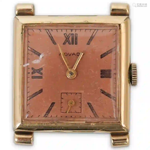 Vintage Movado 14k Gold Filled Watch