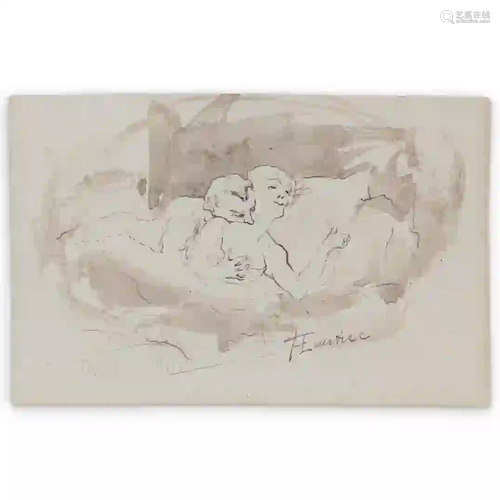 Attrib. Henri de Toulouse-Lautrec Drawing