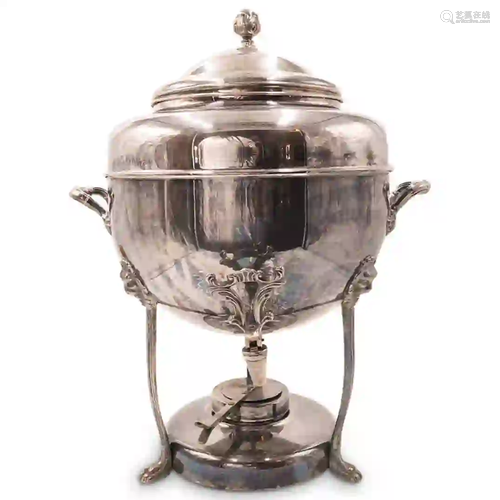 Antique Silver Plated Kettle