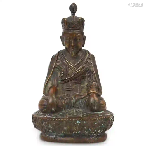 Antique Chinese Bronze Immortal Figure
