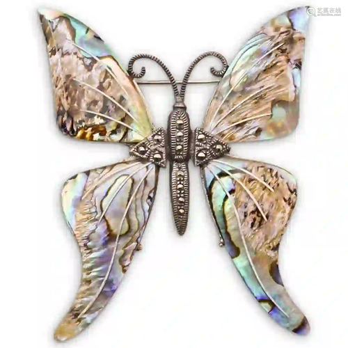 Sterling Silver Butterfly Pin