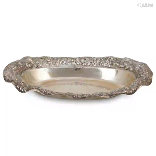 Large Sterling Silver Serving Dish