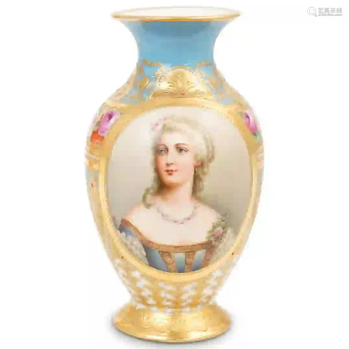 Royal Vienna Portrait Vase