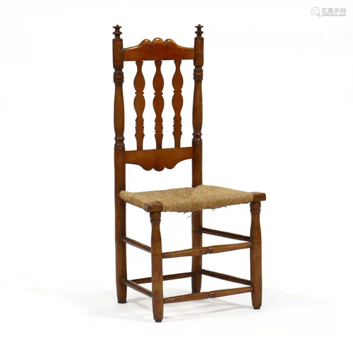 American Maple Banister Back Side Chair