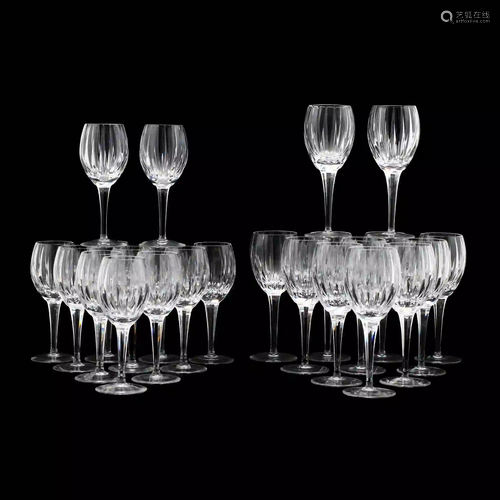 Twenty-Four Piece Set of Astral, Peerage Crystal