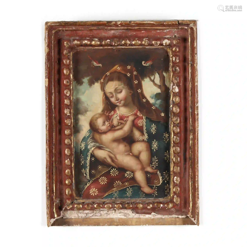 Cuzco School (19th century), The Nursing Madonna