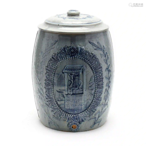 German Salt Glazed Stoneware Cooler Dispenser and Cover