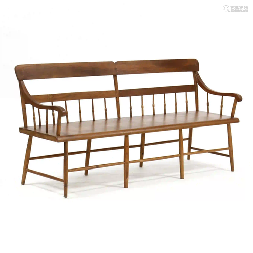 Antique American Deacon's Bench