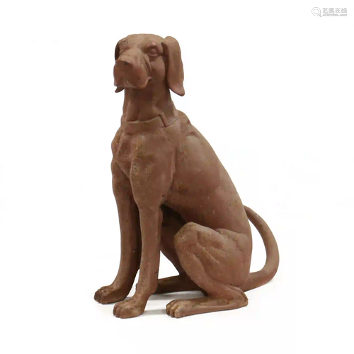 Life-Size Cast Iron Hound