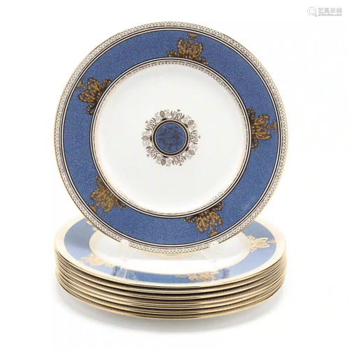 A Set of Eight Wedgwood Plates