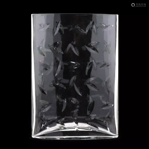 Tiffany & Co., Cut Crystal Vase