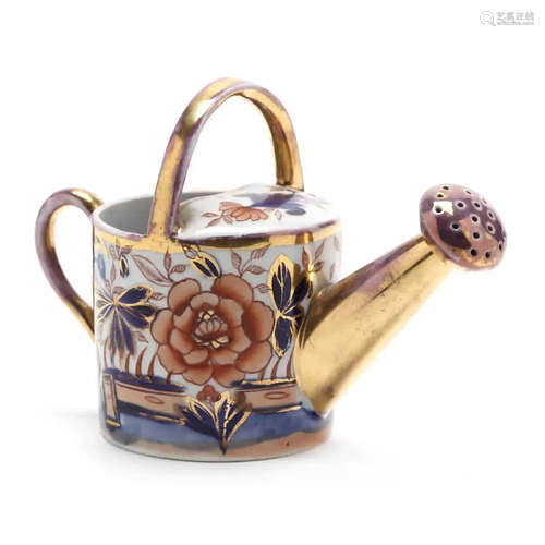 Miniature Porcelain Watering Can, Imari Decoration