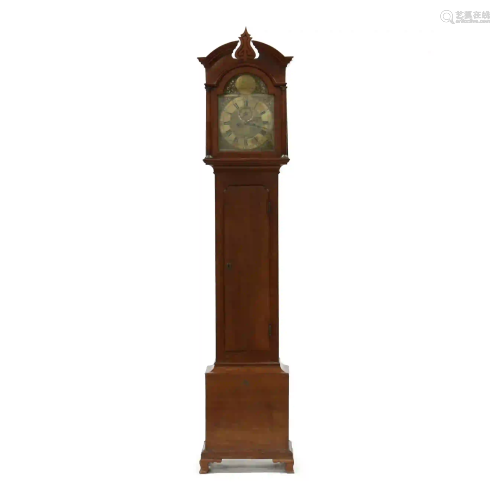 George III Mahogany Tall Case Clock, John Jeffrey