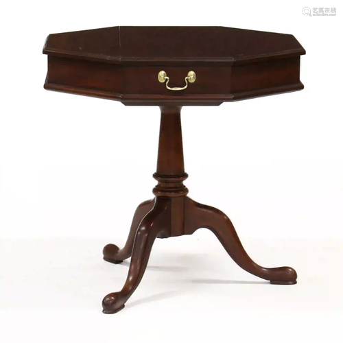 Henkel Harris, Queen Anne Style Mahogany Stand