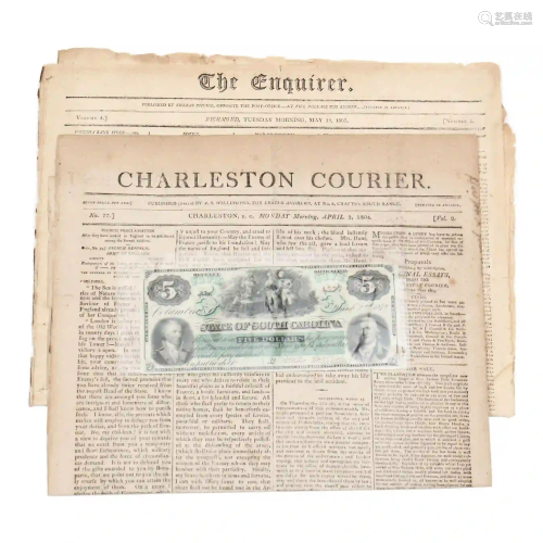 Two Early Southern Newspapers and a Reconstruction Era