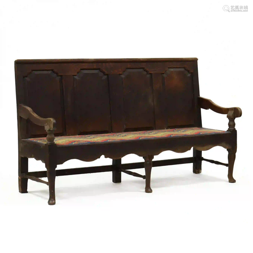 Antique George II Oak Settle