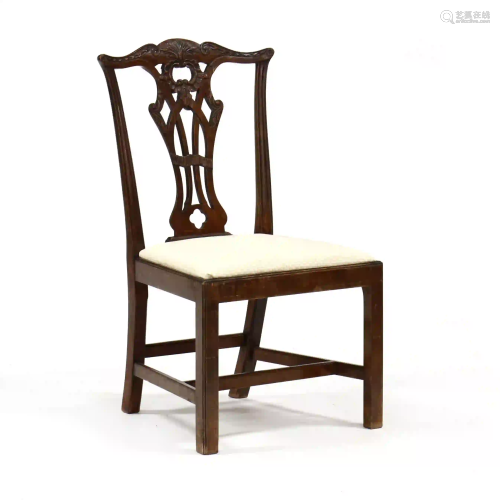 Chippendale Style Mahogany Side Chair
