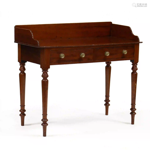 English Sheraton Mahogany Dressing Table