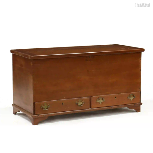 Southern Chippendale Walnut Blanket Chest