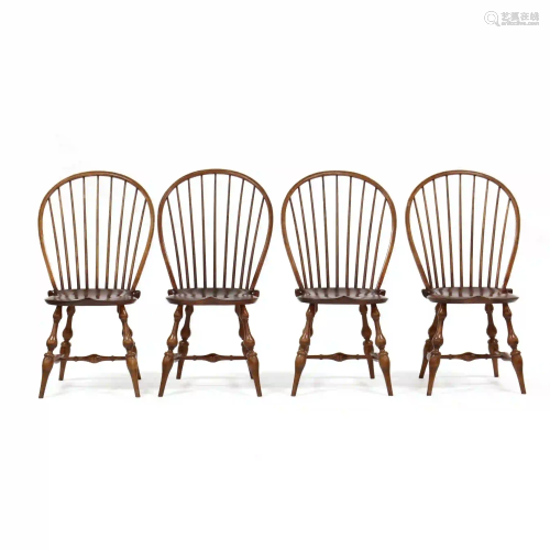 D.R. Dimes, Set of Four Windsor Side Chairs