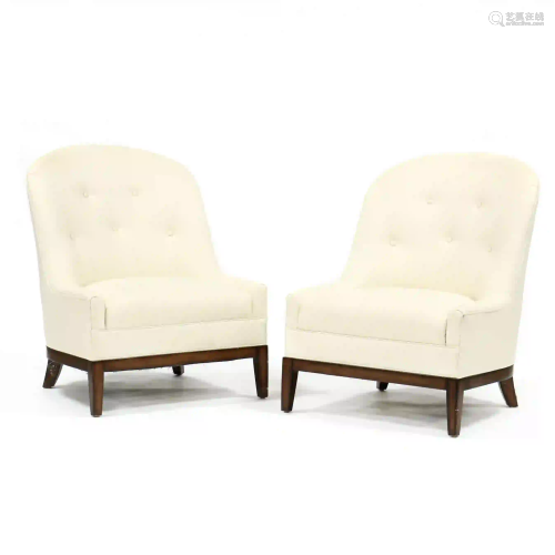 att. Theodore Alexander, Pair of Lounge Chairs