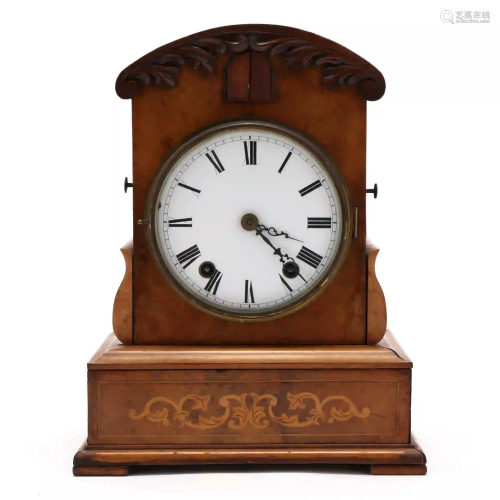Victorian English Mantel Cuckoo Clock