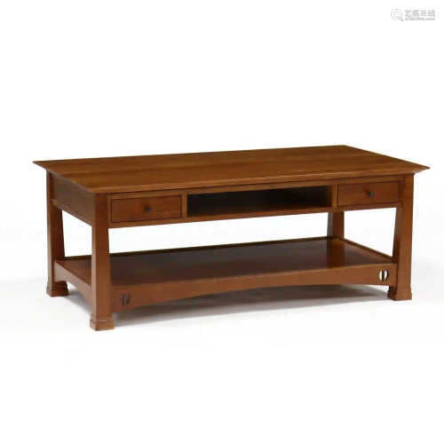 Stickley, Mission Cherry Coffee Table