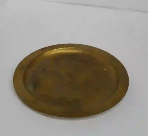 Large 12in Tiffany Studios Bronze Dore Textured Round S