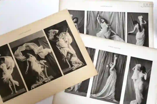 Collection Of 3 Shenk-Draperies Seminude Photo Prints