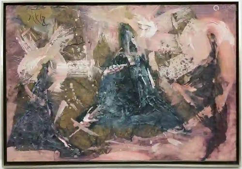 Mikhail Koulakov Abstract Mixed Media Painting Russian