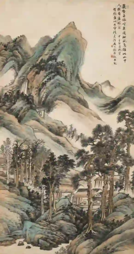 CHINESE PAINTING OF LANDSCAPE, XU XINGMIN