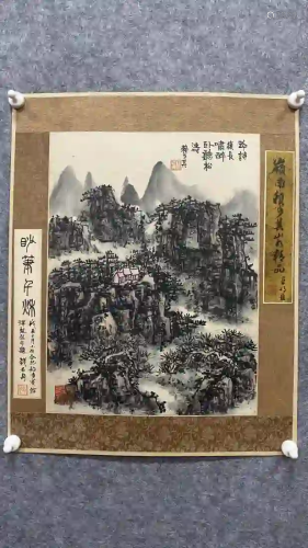 A PAINTING OF LANDSCAPE, LAI SHAOQI