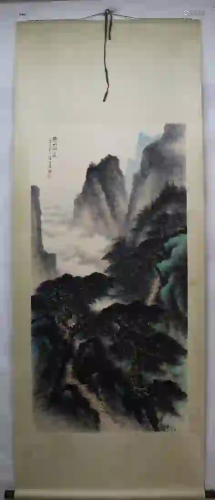 A PAINTING OF MOUNTAIN VIEW, LI XIONGCAI