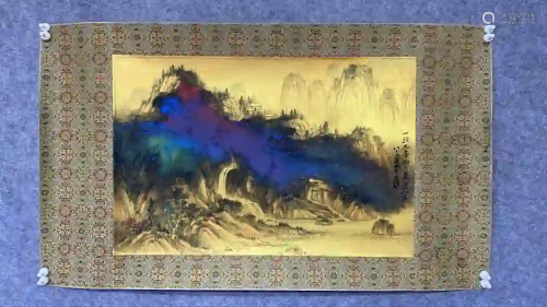 A SPLASH PAINTING OF LANDSCAPE, CHANG DAI-CHIEN