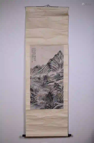 CHINESE PAINTING OF LANDSCAPE, WU YOURU