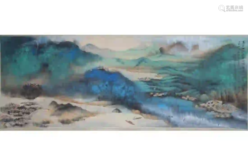 A PAINTING OF LANDSCAPE VIEW, CHANG DAI-CHIEN