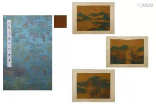 A PAINTING ALBUM OF LANDSCAPE, QIU YING